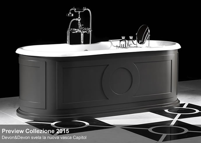Vasca da bagno Devon&Devon modello Capitol