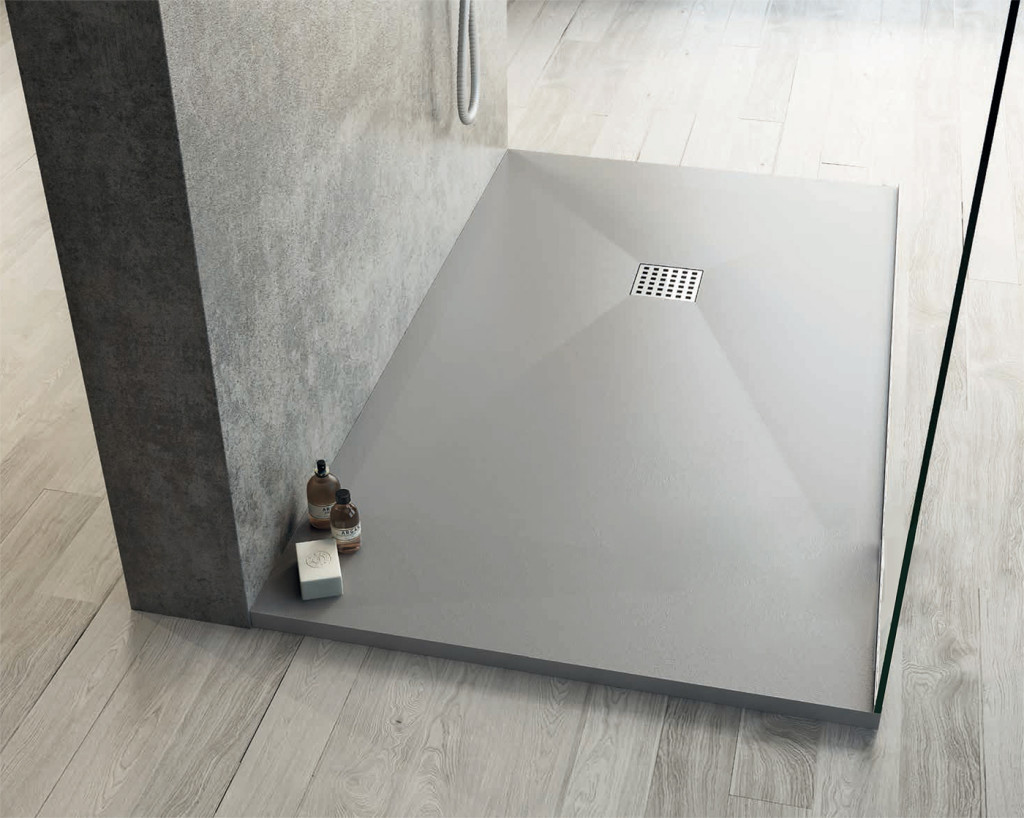 SOLISTONE l'innovativo piatto doccia con effetto pietra!